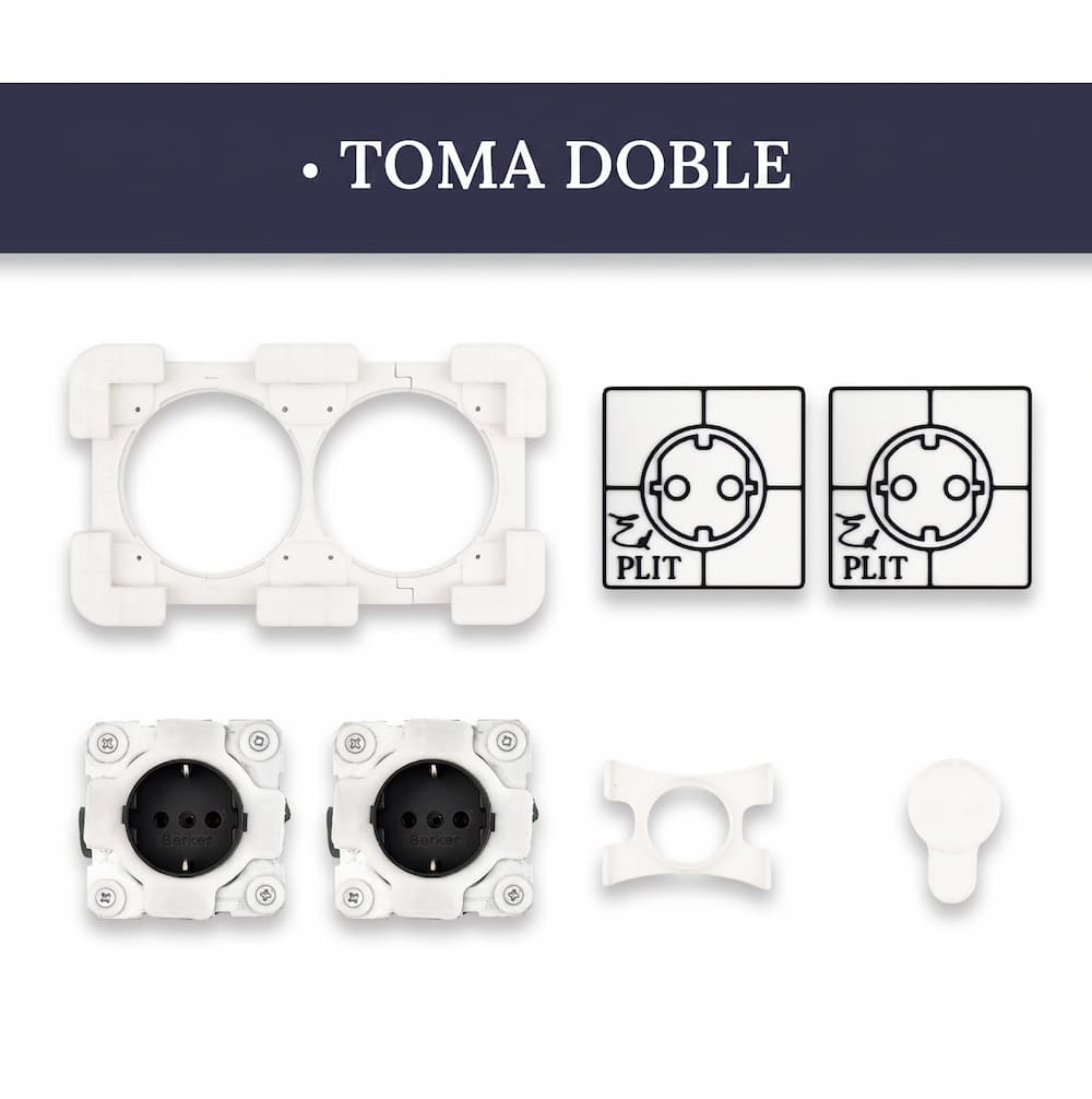 Marco Oculto Doble EDPLIT - Vista frontal